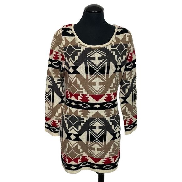 Cherish Aztec Knit Sweater - Women’s L - Picture 1 of 7